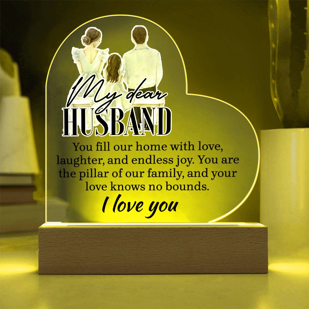 Acrylic Heart Plaque