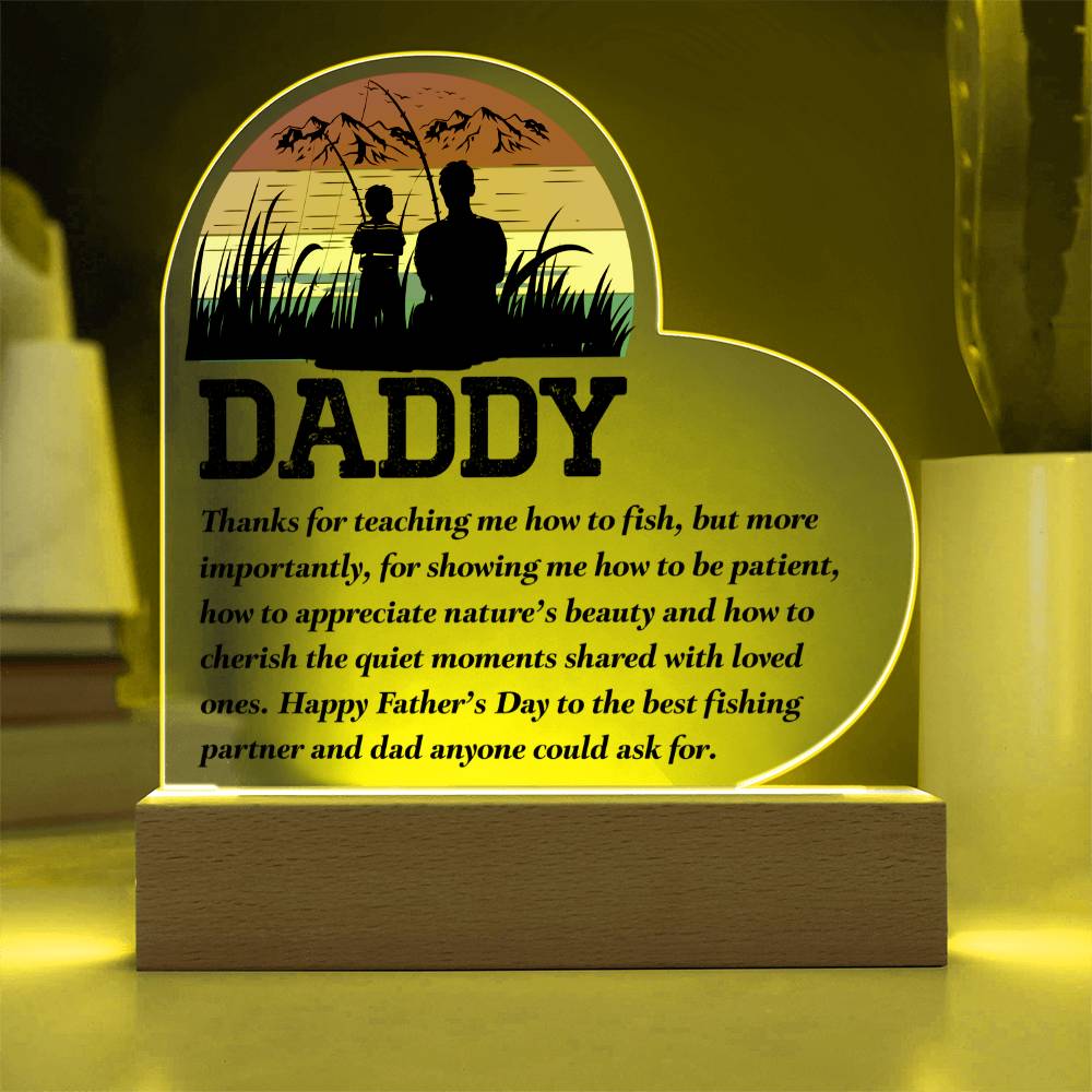 Acrylic Heart Plaque