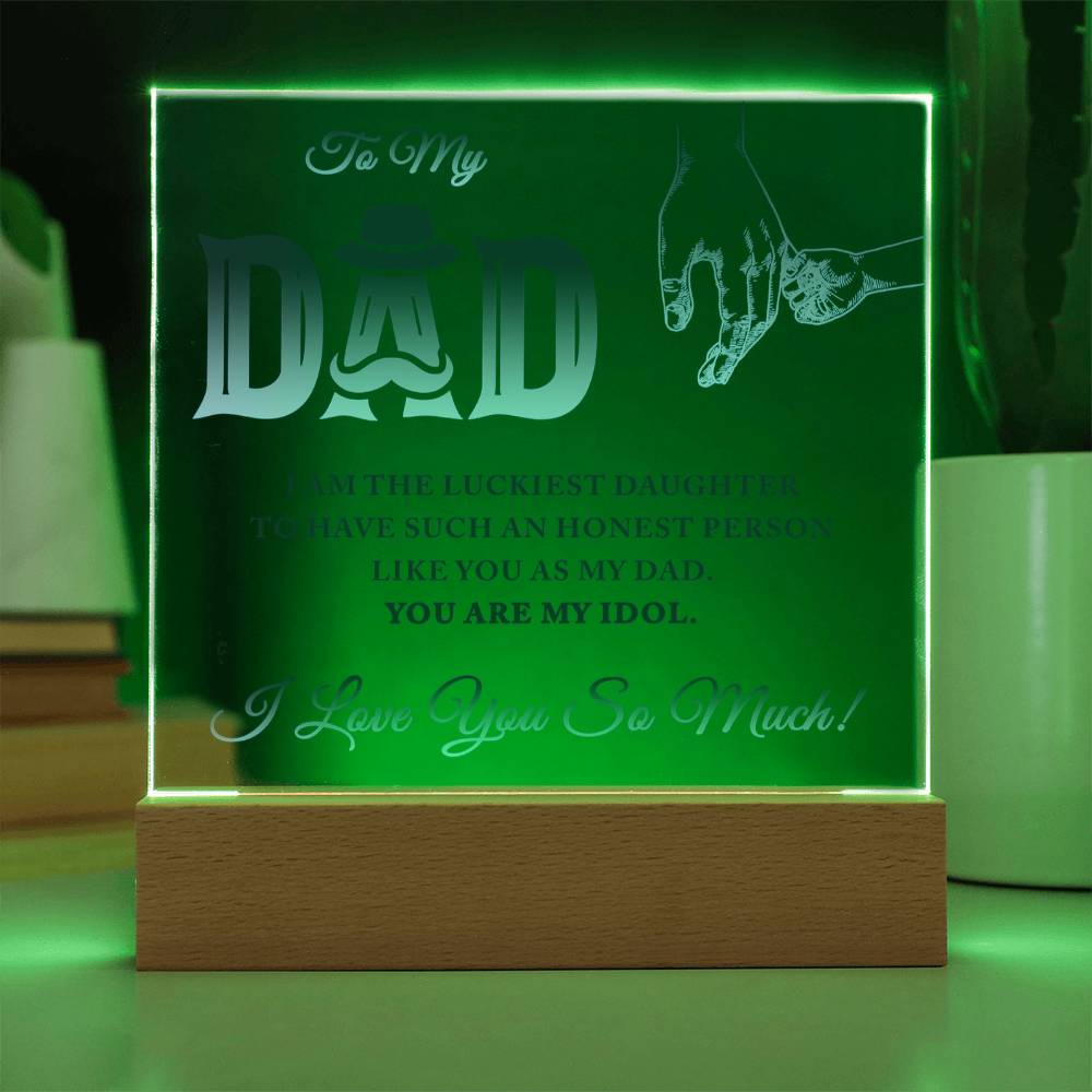 Acrylic Square Plaque