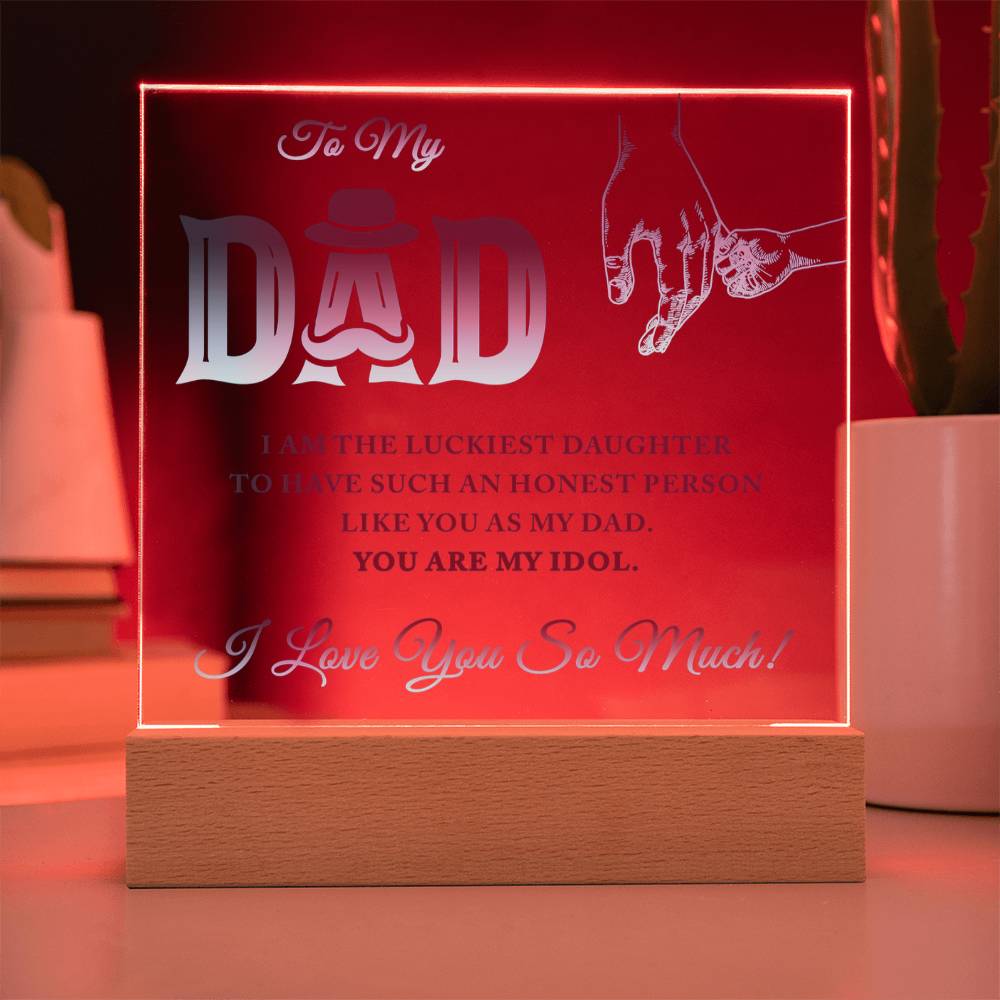 Acrylic Square Plaque