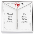 Always Better Together 4-Sided Engraved Stick Necklace
