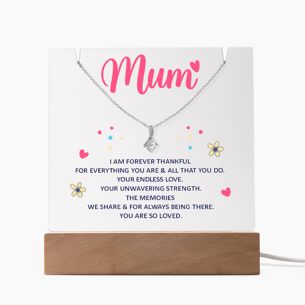 Keepsake Acrylic & Alluring Beauty Necklace
