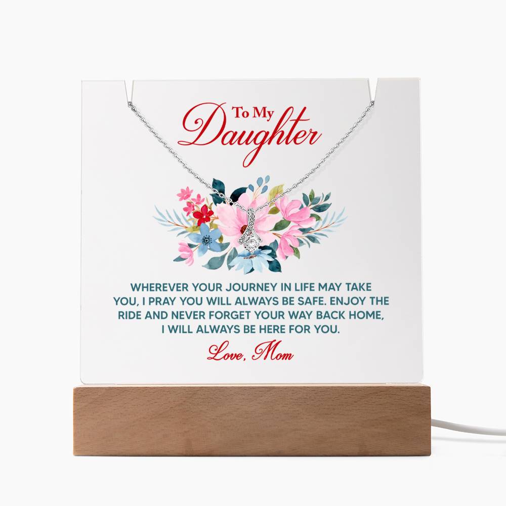 Keepsake Acrylic & Alluring Beauty Necklace