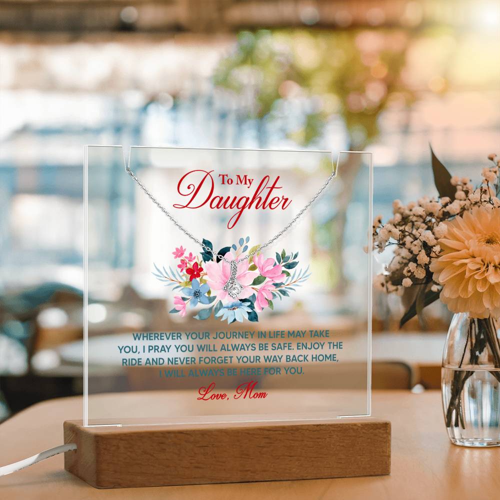 Keepsake Acrylic & Alluring Beauty Necklace