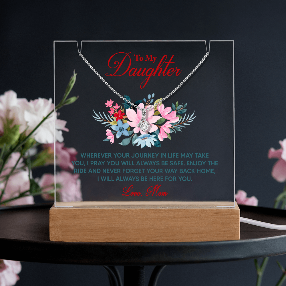Keepsake Acrylic & Alluring Beauty Necklace