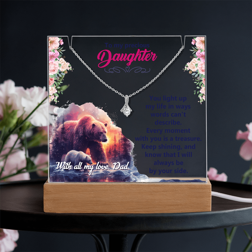 Keepsake Acrylic & Alluring Beauty Necklace