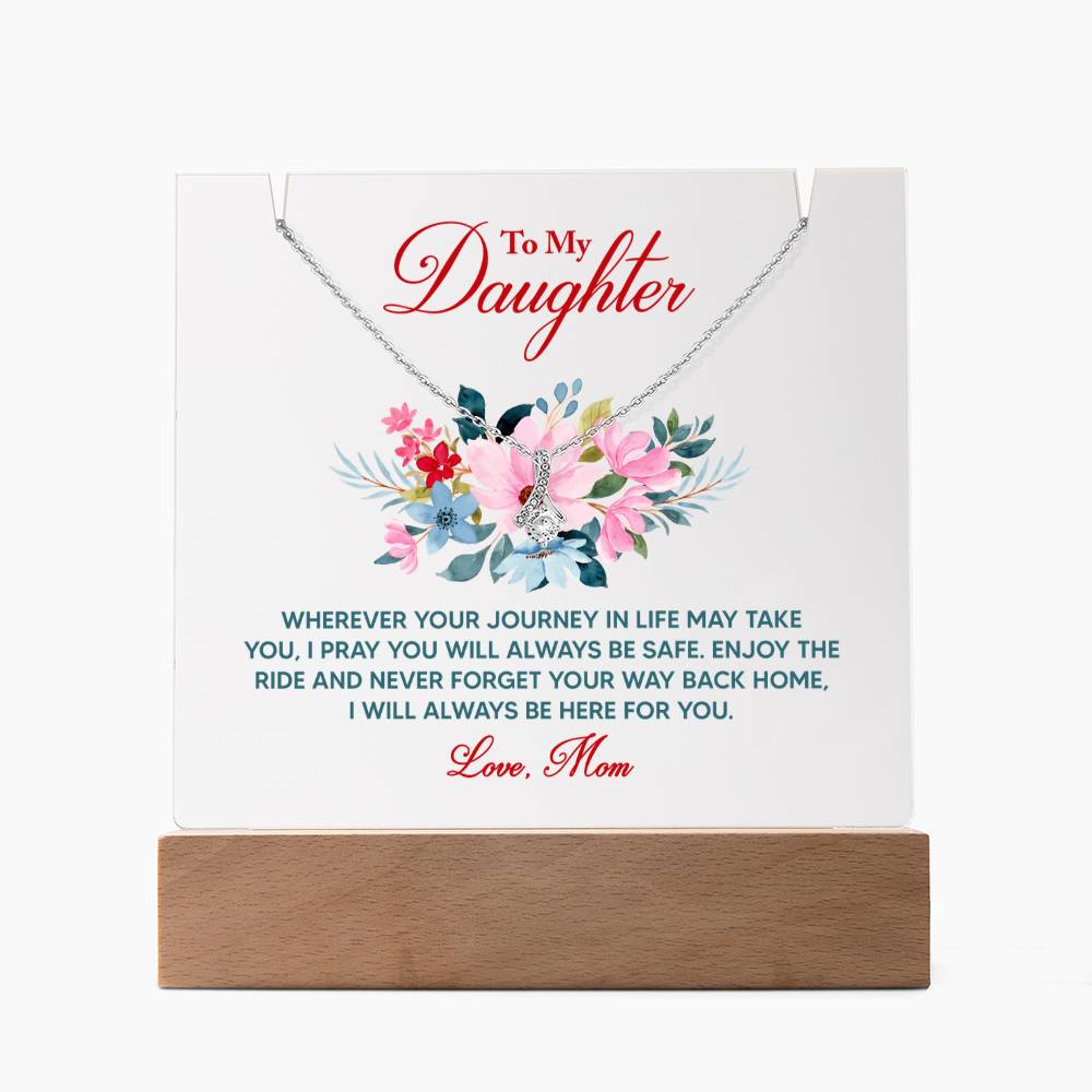Keepsake Acrylic & Alluring Beauty Necklace
