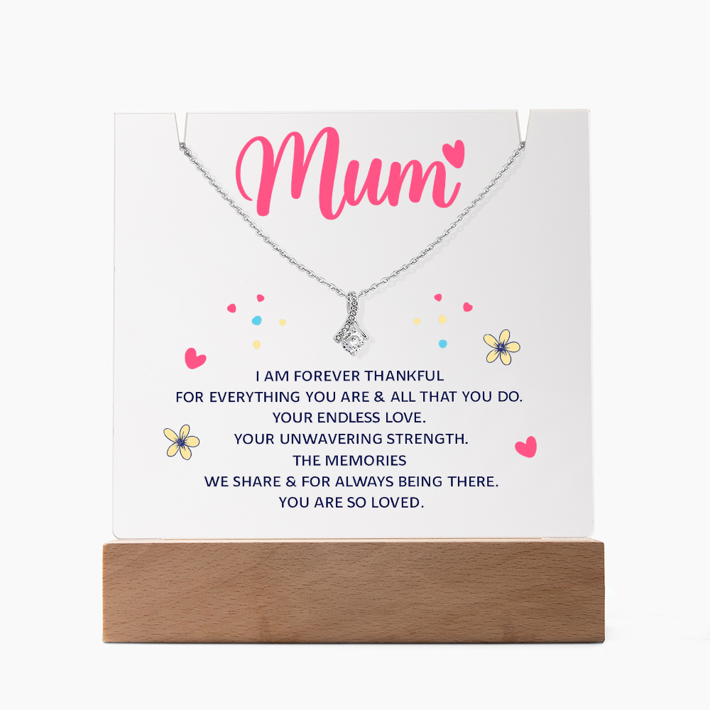 Keepsake Acrylic & Alluring Beauty Necklace