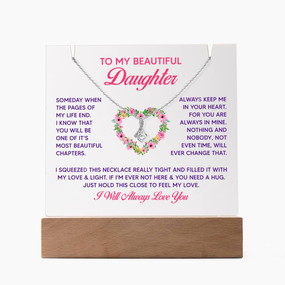 Keepsake Acrylic & Alluring Beauty Necklace