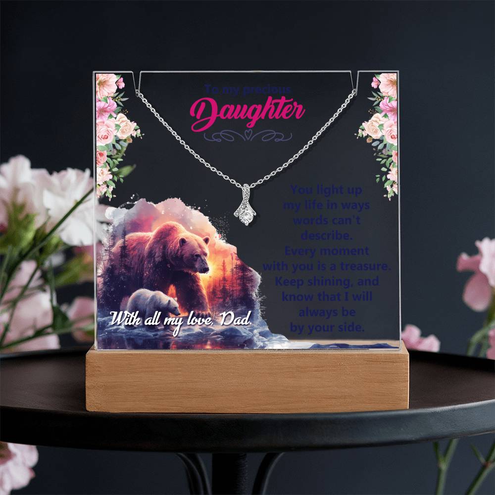 Keepsake Acrylic & Alluring Beauty Necklace