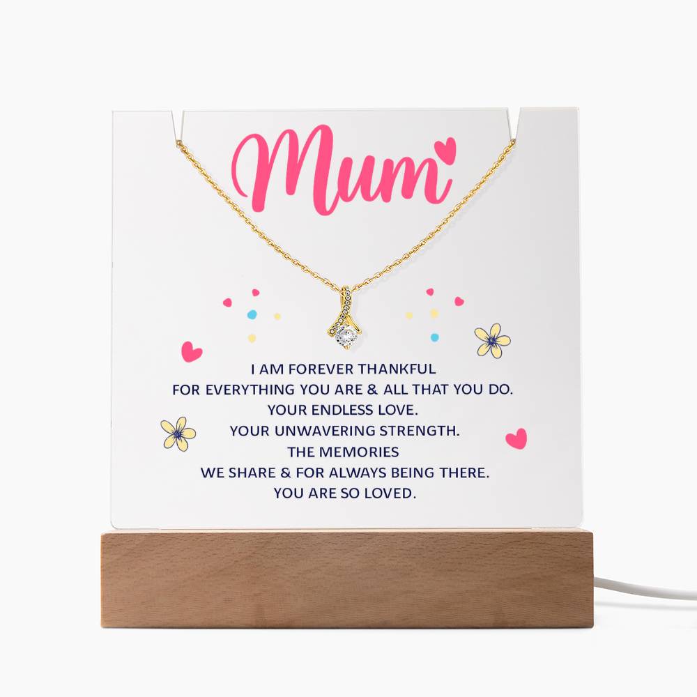 Keepsake Acrylic & Alluring Beauty Necklace