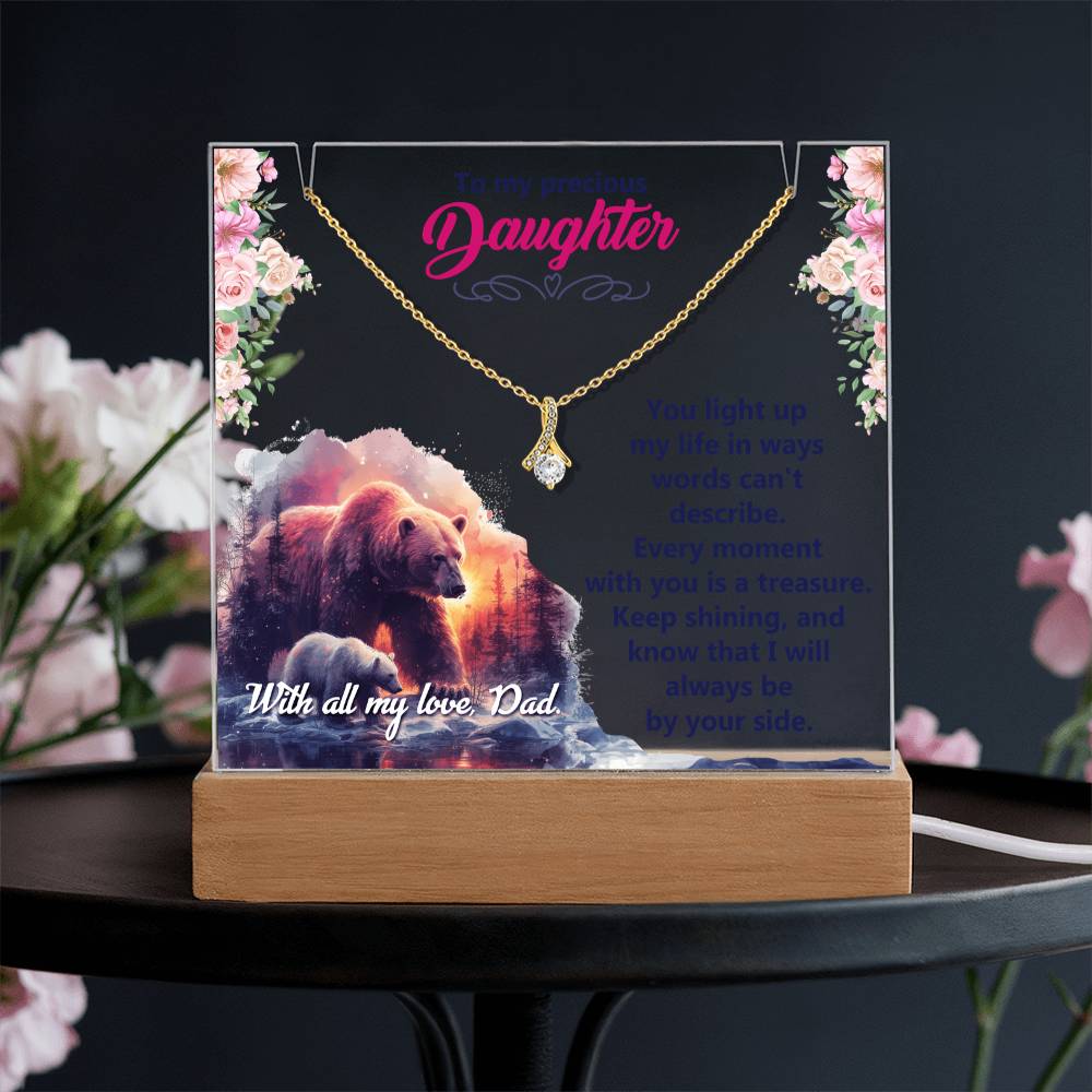 Keepsake Acrylic & Alluring Beauty Necklace