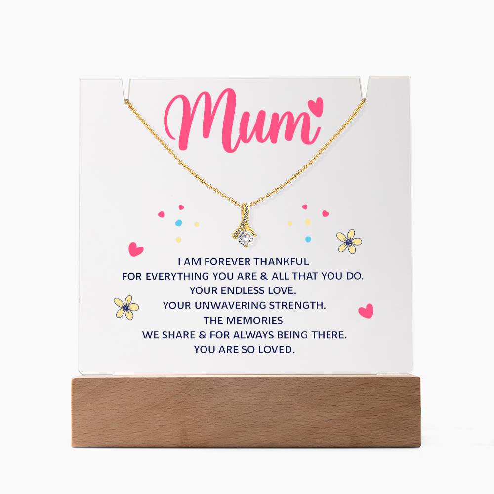 Keepsake Acrylic & Alluring Beauty Necklace