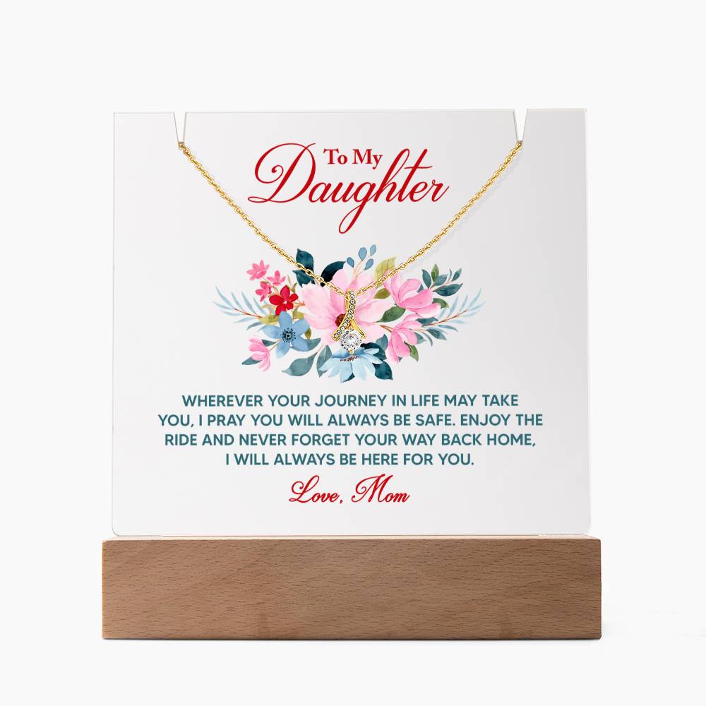 Keepsake Acrylic & Alluring Beauty Necklace