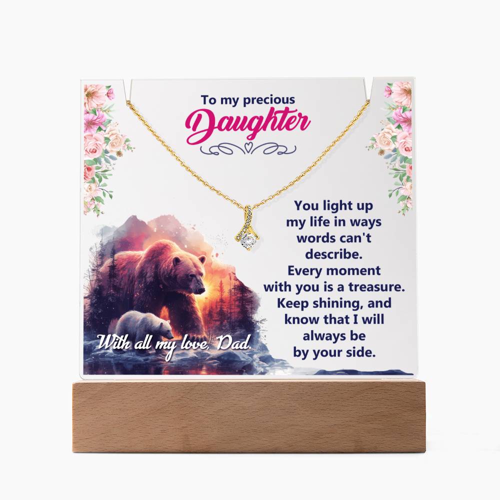 Keepsake Acrylic & Alluring Beauty Necklace