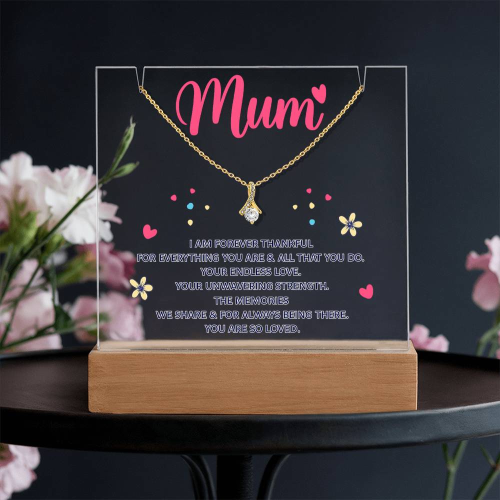 Keepsake Acrylic & Alluring Beauty Necklace