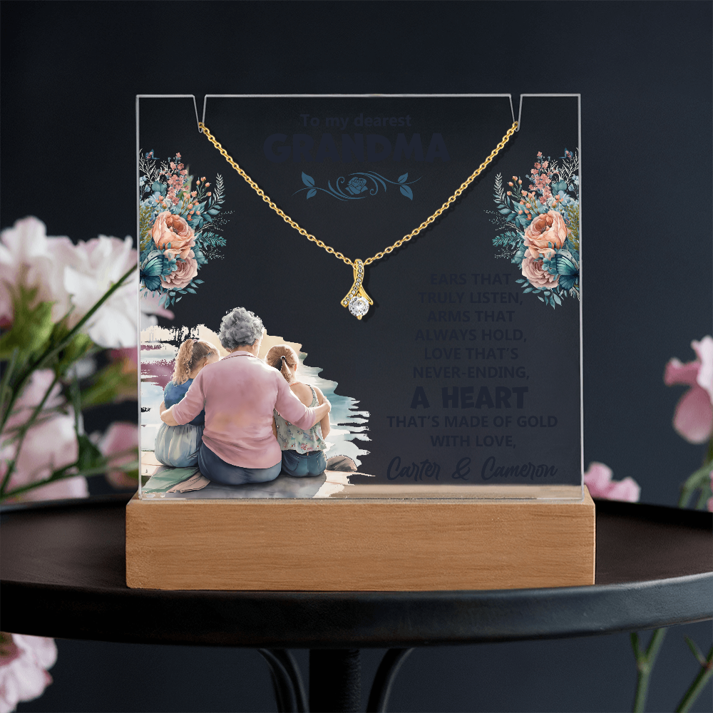 Keepsake Acrylic & Alluring Beauty Necklace