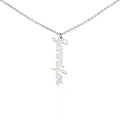 Multi Vertical Name Necklace
