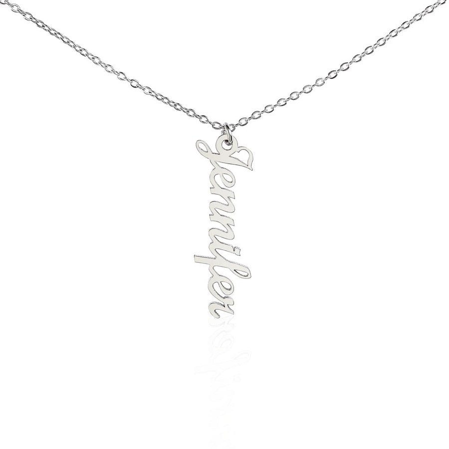 Multi Vertical Name Necklace