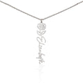 Flower Name Necklace