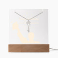 Congratulations on Your Graduation Keepsake Acrylic & Graduation Cap Name Necklace Bundle