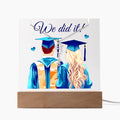 Keepsake Acrylic with Graduation Cap Name Necklace Bundle