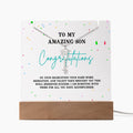 Keepsake Acrylic with Graduation Cap Name Necklace Bundle