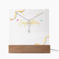 Keepsake Acrylic with Graduation Cap Name Necklace Bundle