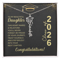 Graduation Cap Name Necklace