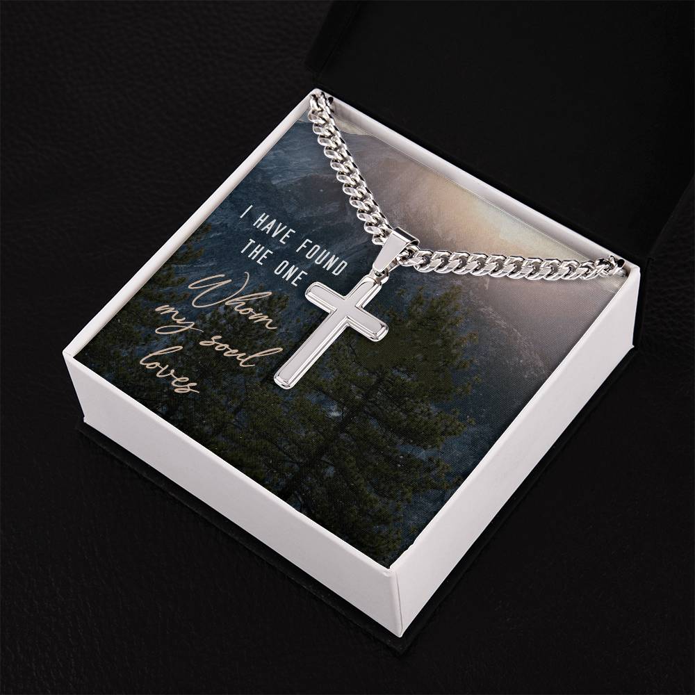 Personalized Cross - Cuban Link Chain