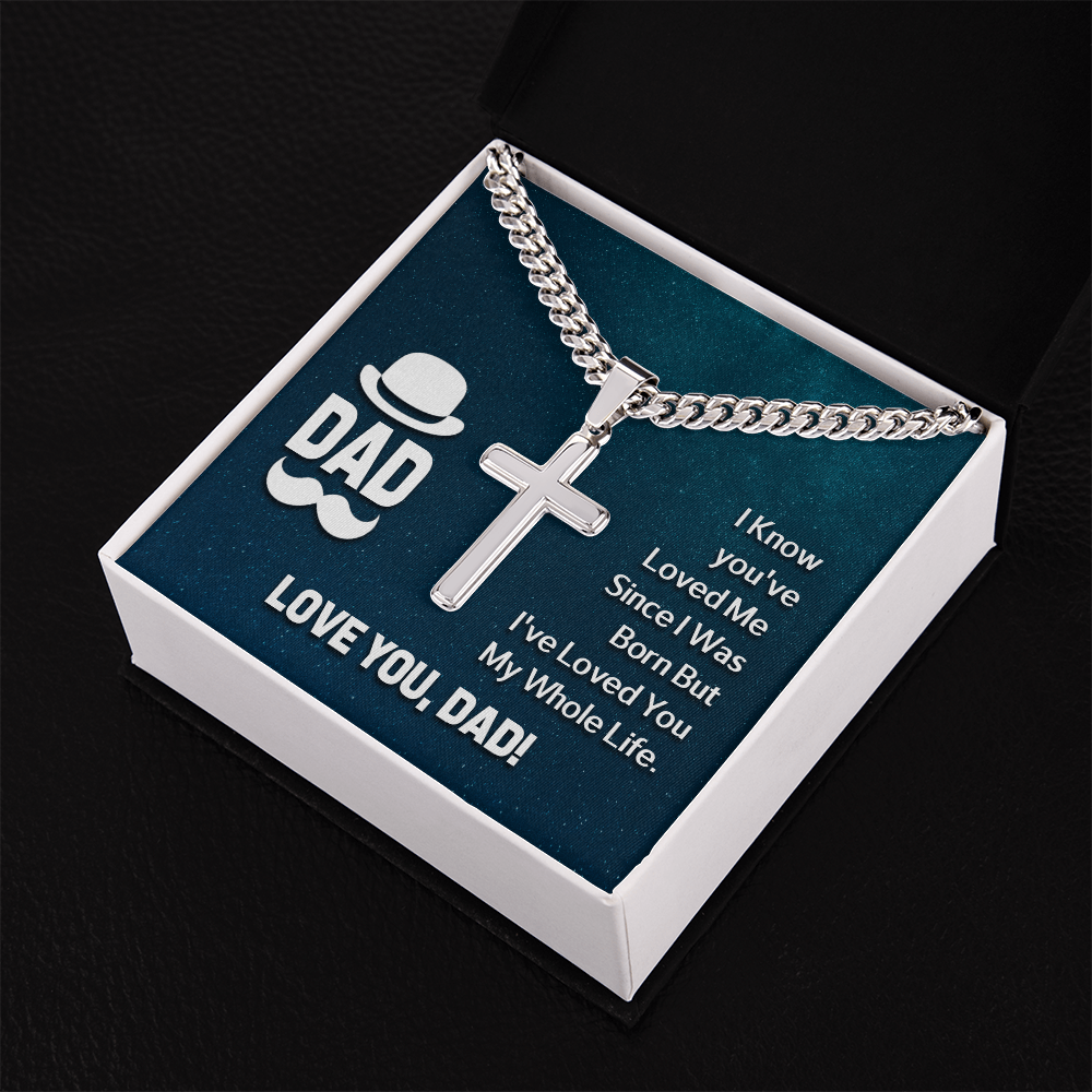 Personalized Cross - Cuban Link Chain