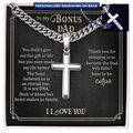 Personalized Cross - Cuban Link Chain