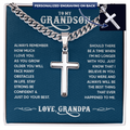 Personalized Cross - Cuban Link Chain