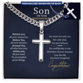 Personalized Cross - Cuban Link Chain