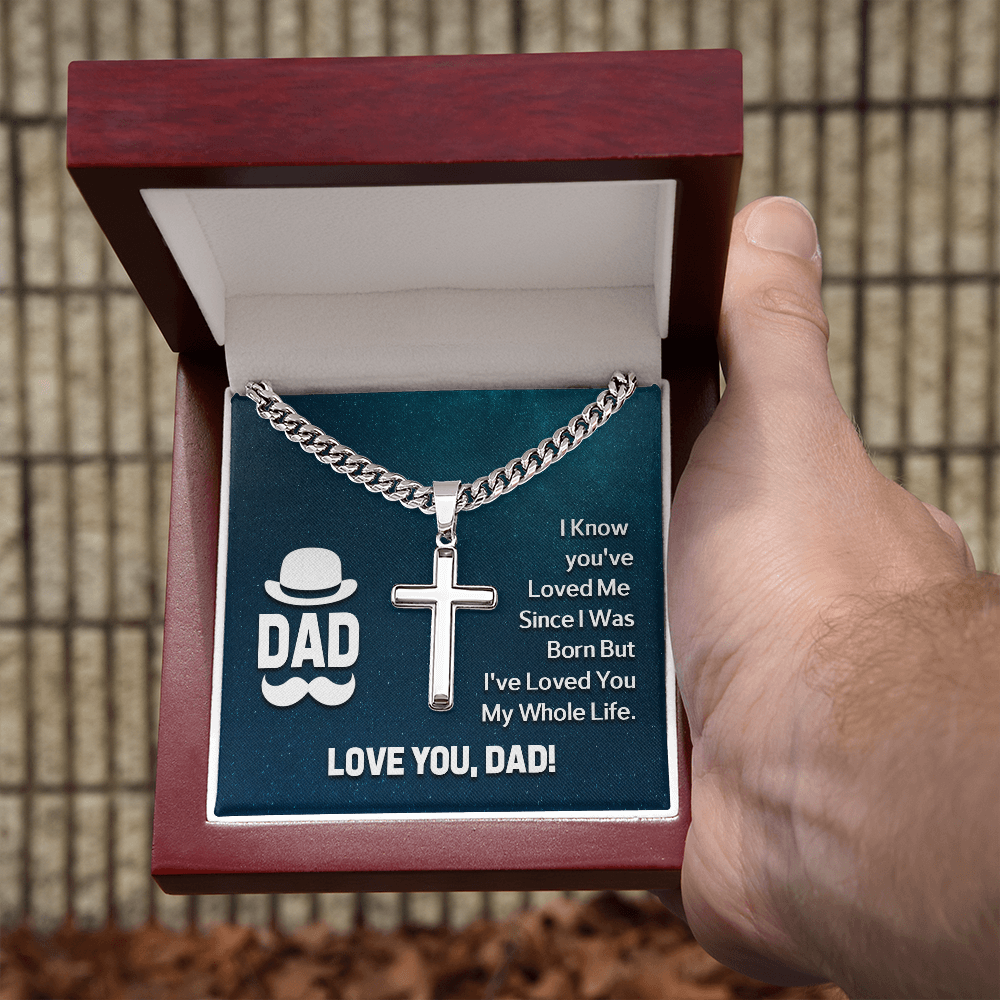 Personalized Cross - Cuban Link Chain
