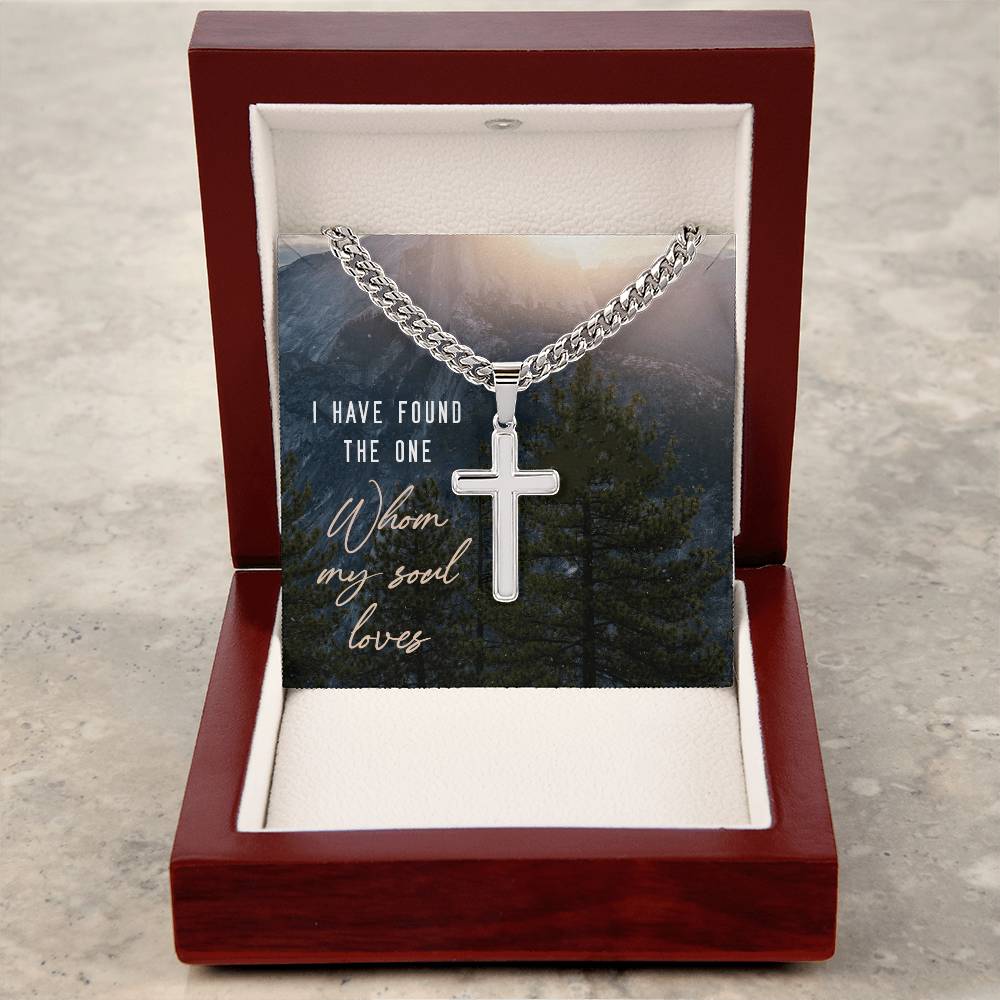 Personalized Cross - Cuban Link Chain