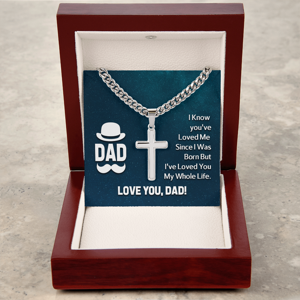 Personalized Cross - Cuban Link Chain