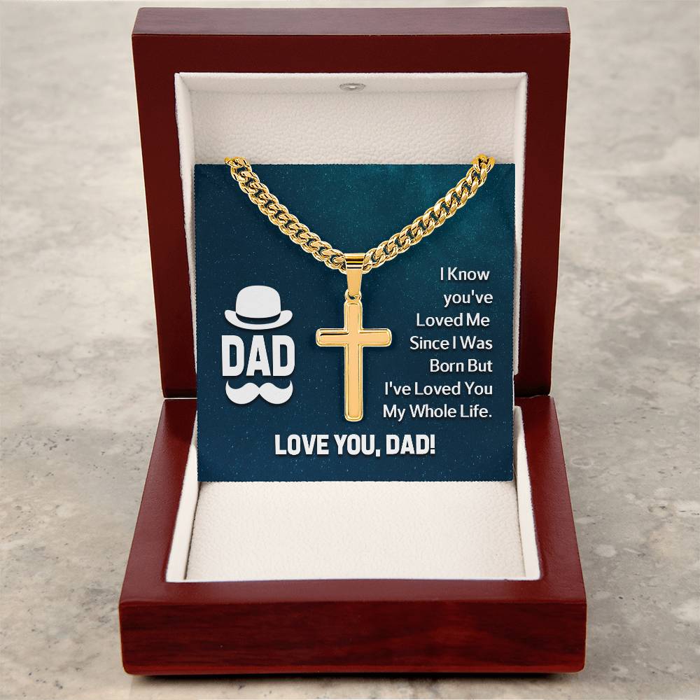 Personalized Cross - Cuban Link Chain