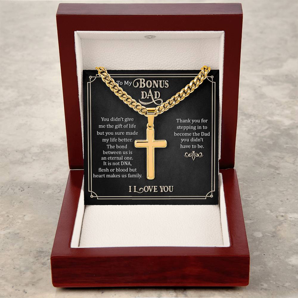 Personalized Cross - Cuban Link Chain