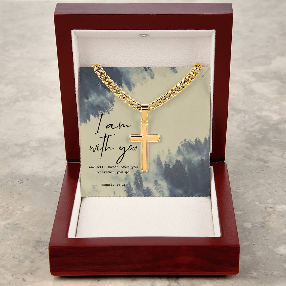 Personalized Cross - Cuban Link Chain