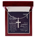 Artisan Cross Necklace - Snake Chain