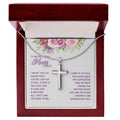 Artisan Cross Necklace - Snake Chain