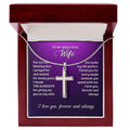 Artisan Cross Necklace - Snake Chain