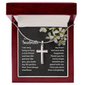 Artisan Cross Necklace - Snake Chain