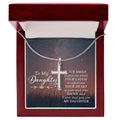 Artisan Cross Necklace - Snake Chain