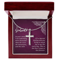 Artisan Cross Necklace - Snake Chain