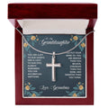 Artisan Cross Necklace - Snake Chain