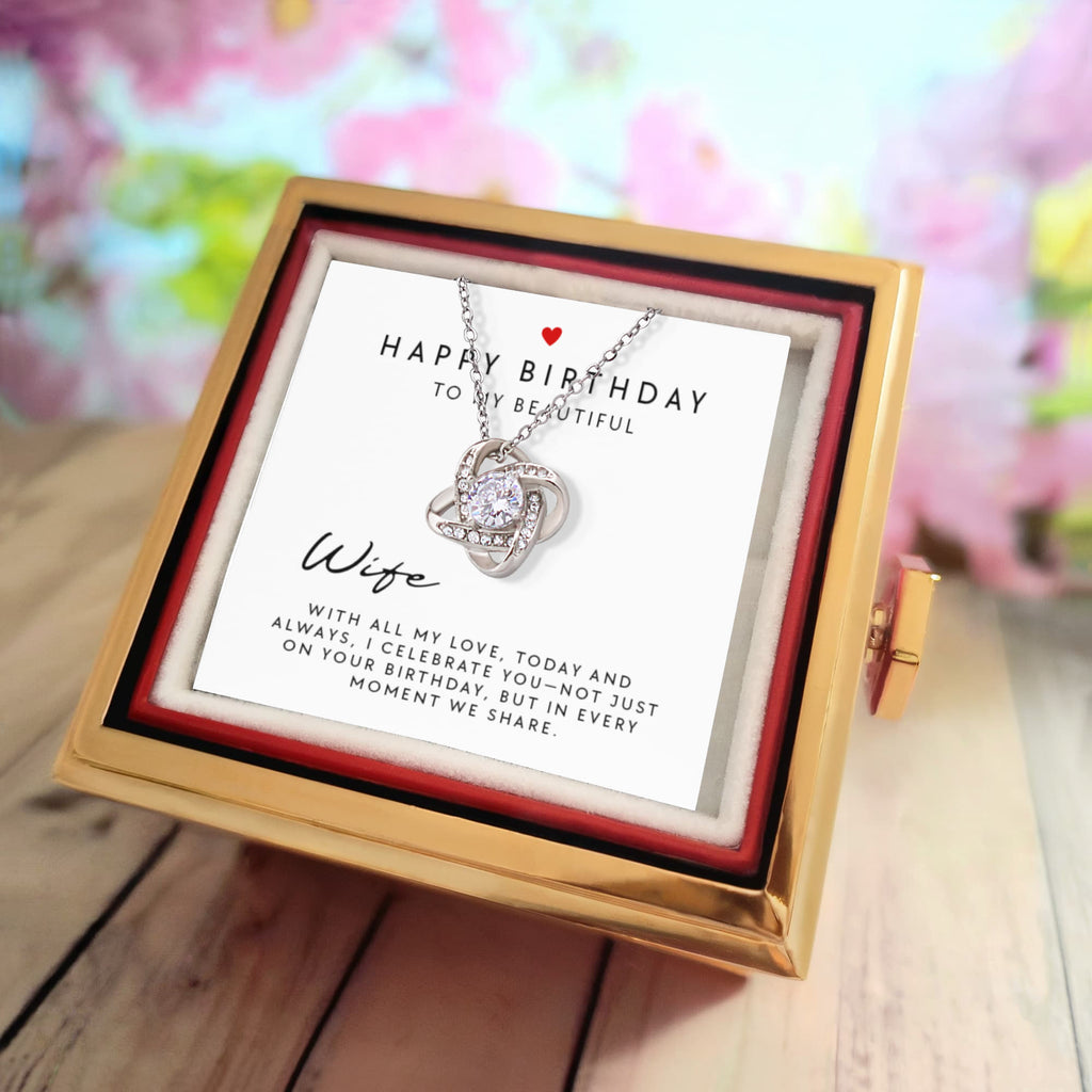 Love Knot - Rotating Rose Gift Box