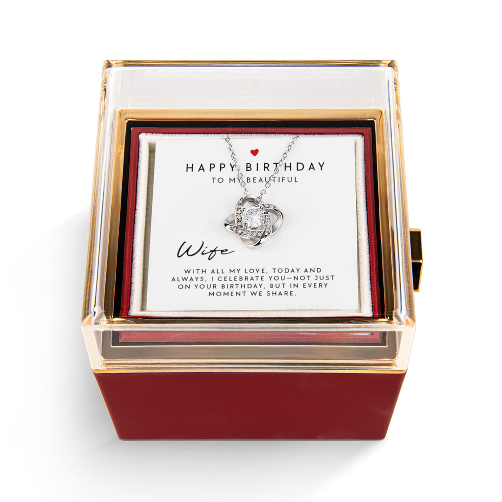 Love Knot - Rotating Rose Gift Box