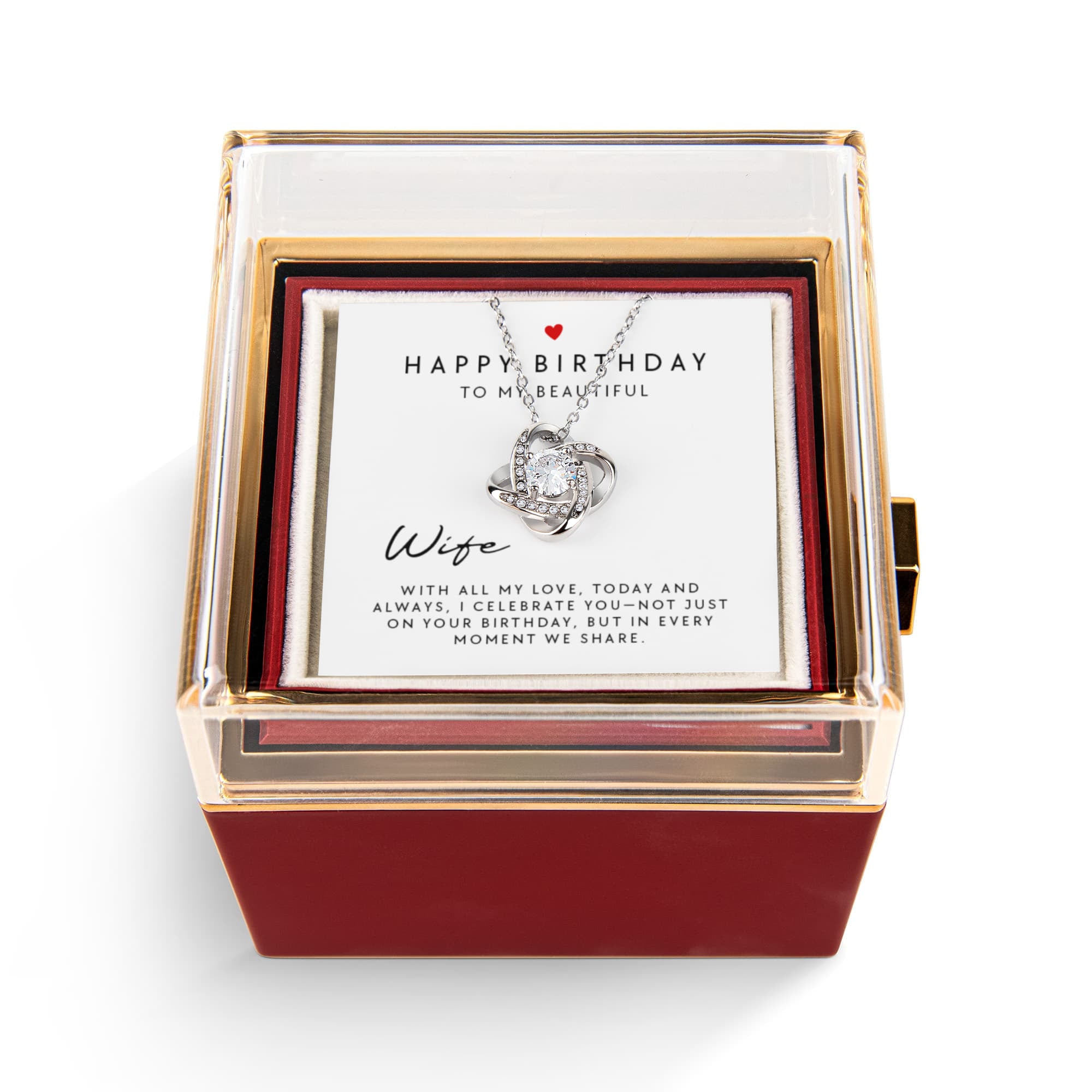 Love Knot - Rotating Rose Gift Box